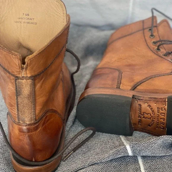 Sutro woman’s hand crafted leather boots size 7. Brand new, never worn. - Picture 2 of 5